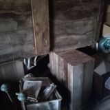 primitive solid wooden table