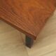 Danish teak coffee table with metal base, 1960s