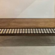 Rare et longue table basse vintage, vers 1960