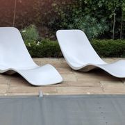 Pair of Zublena deckchairs