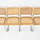 Ensemble de 4 chaises style B32 par Marcel Breuer