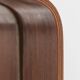 Mid-century wall mirror with shelf