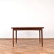 Mid-century Danish teak extendable dining table, 1960s.