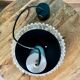 Art deco lamp / mid century lamp / 1960s / ceiling pendant lamp
