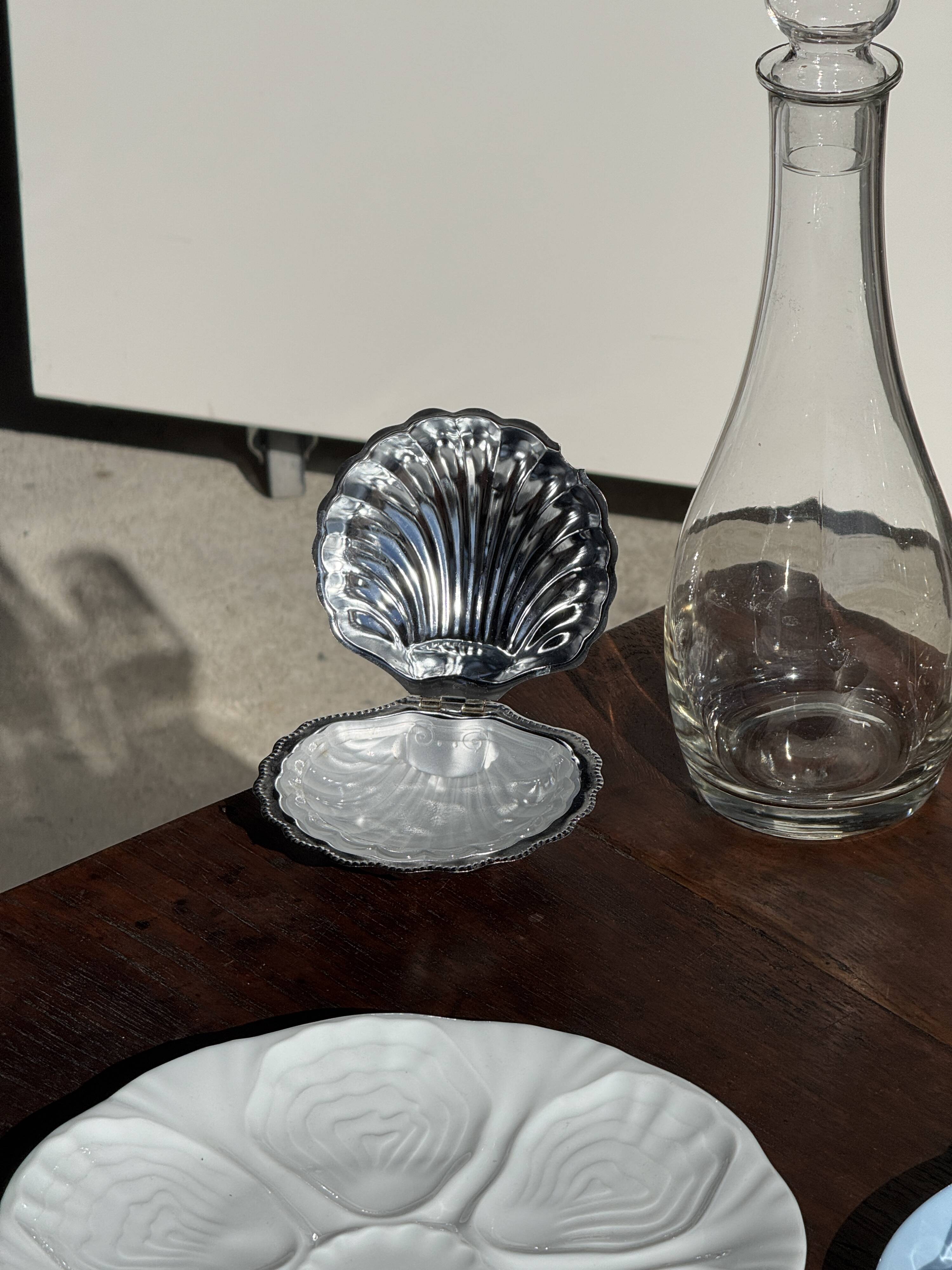 Glass carafe with stopper D11 H35.5
