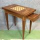 Table à jeux des années 50 en marqueterie