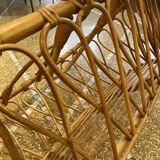 Rattan child crib