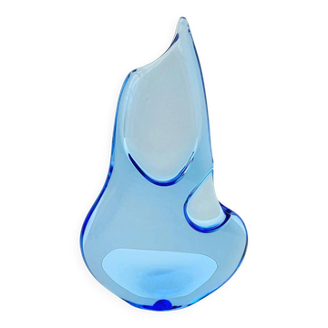 Vase de josef cvrcek et miloslav klinger pour zelezny brod sklo, république tchèque 1970