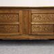 Brutalist oak sideboard attributed to Joseph Savina, France circa 1950.