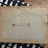 Old painting city of Grenoble APDR drawing Le May