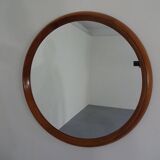 Large teak mirror by Bernhard Pedersen for Viby J. Møbelfabrik, Denmark, 1960s.