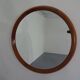 Large teak mirror by Bernhard Pedersen for Viby J. Møbelfabrik, Denmark, 1960s.