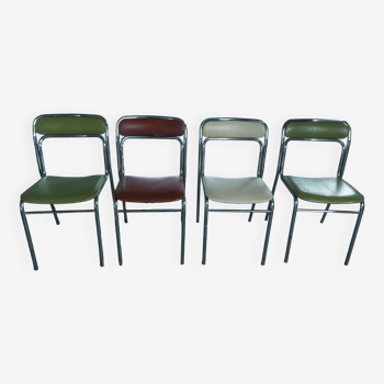 4 chaises vintages 70'S Souvignet