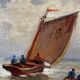 Set of 2 old paintings signed G. Cordier, early twentieth century