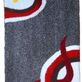 Tapis Contemporain ORA Hooked en Laine (73cm x 143cm), Édition Unique