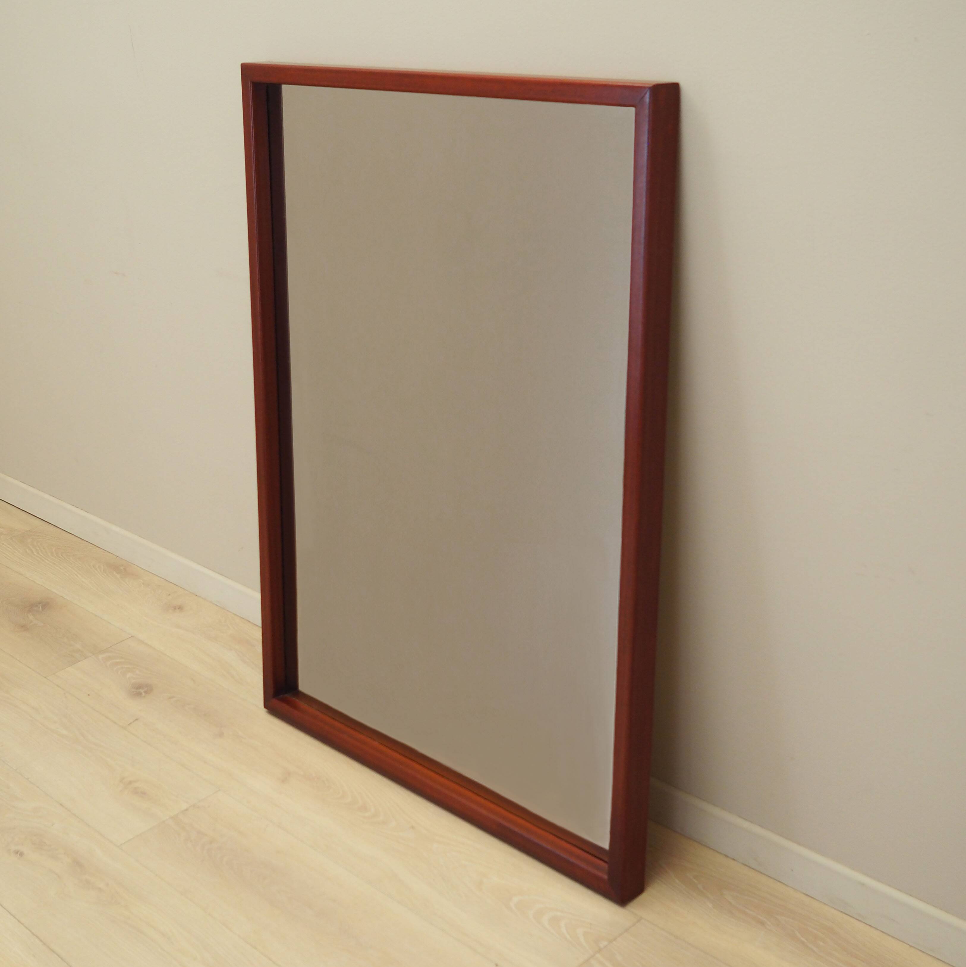 Graphite mirror, Danish design, 1970s, production: Denmark