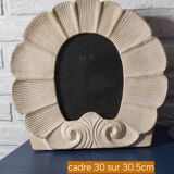 Seashell photo frame