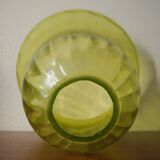 old blown glass lampshade vintage pendant light