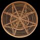 Rattan coffee table 60'S