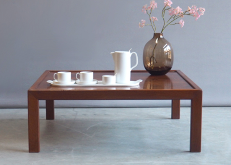 1960s rosewood coffee table