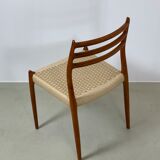 4 chairs model 78 by Nils O. Moller 1960