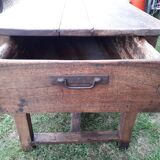 Walnut farmhouse table