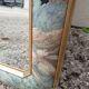 Large vintage beveled mirror (112x39cm)