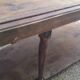Grande table Drapier ancienne XIX eme meuble métier atelier tissu commerce