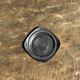 Vintage silver-plated metal round mini bowl D 11.5