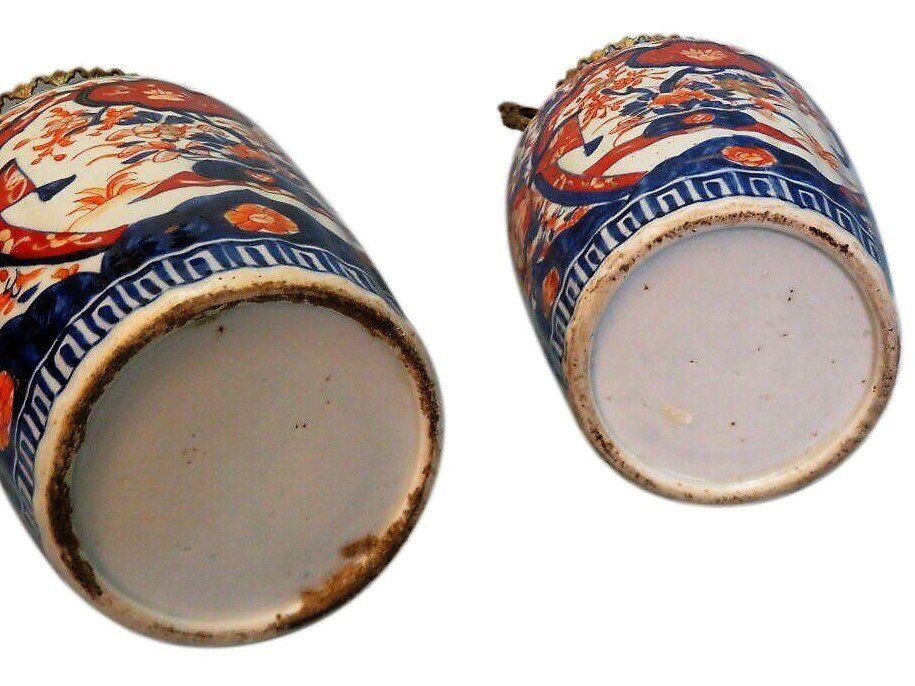 Pair of Japanese vases, Meiji period