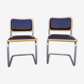 2 chaises Cesca B32 Marcel Breuer