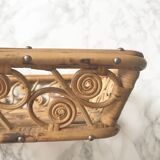 Rattan basket peacock