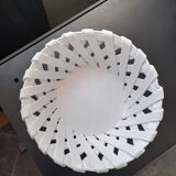 Italian woven ceramic basket