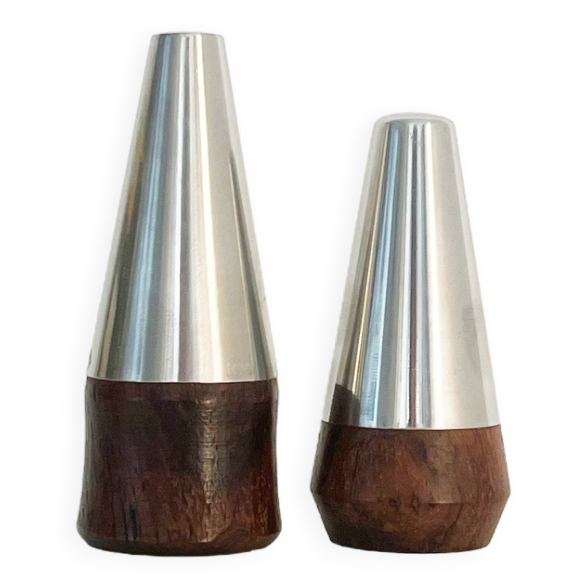 Vintage salt and pepper shaker by a&b lundtofte, denmark, 1960s, set of 2