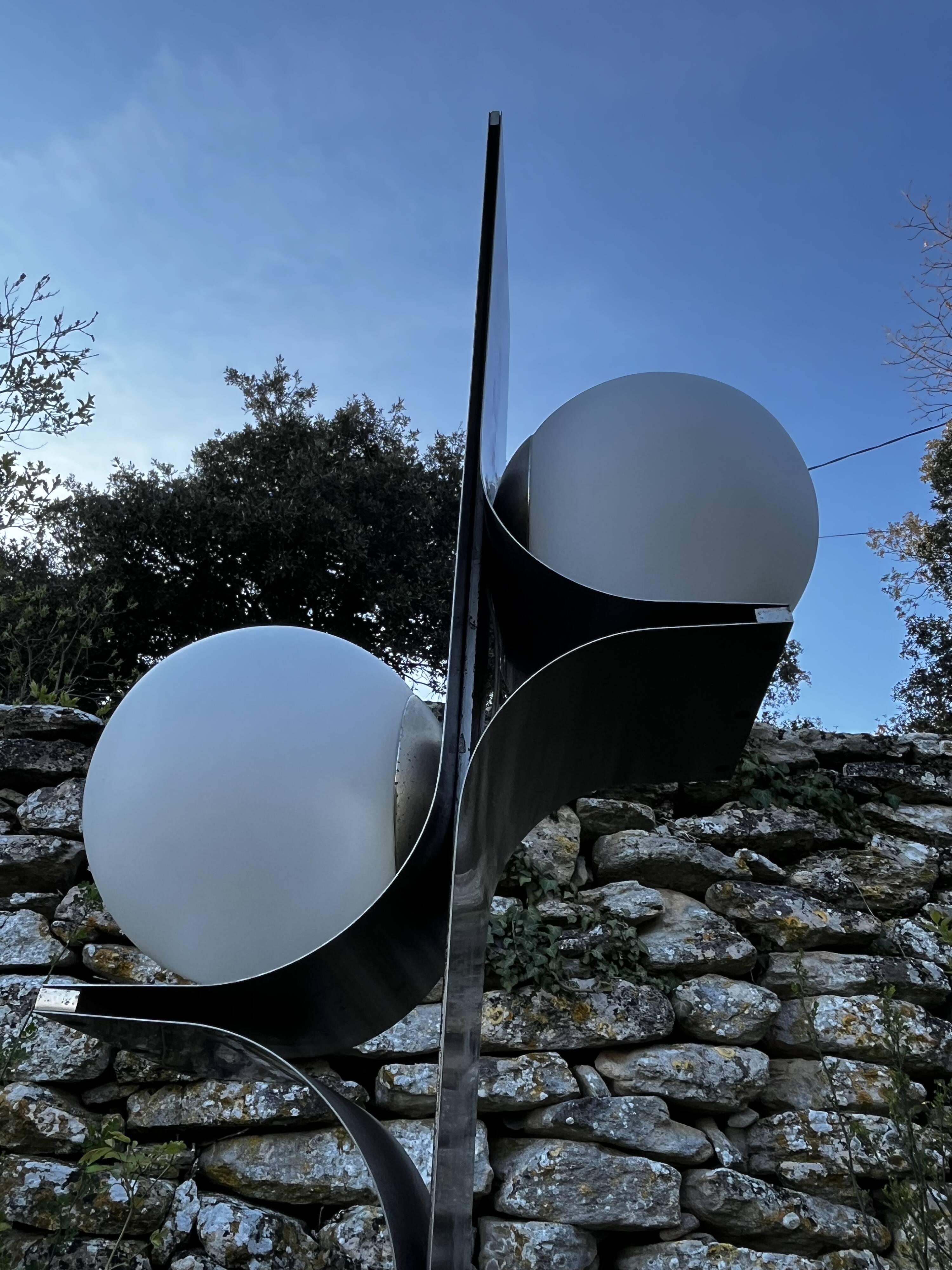 Brutalist floor lamp
