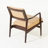 JO Carlssons Möbelindustri easy chair mahogany Vetlanda