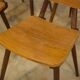 Set of 8 oak chairs from the 1960s.