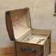 Antique curved transport trunk circa 1900 B.Vinay