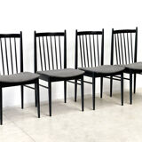 Set of four dining chairs