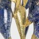 Jacques Duval Brasseur, Large golden brass cactus sculpture. 1992