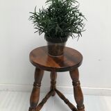 Wooden stool tripod foot