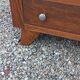 Vintage chest of drawers from the 50s in solid oak legs compass 4 drawers