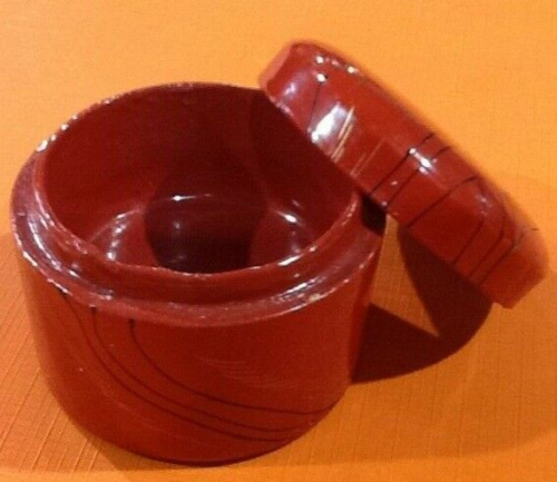 Lacquered wooden box