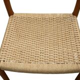 Set of 4 JL Moller model 75 chair by Niels Otto Moller Danish Design
