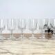 6 Cristal D'Arques Louvre model white wine glasses