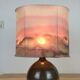 Lampe figue céramique par Roland Zobel, Les Cyclades Anduze