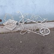 Wrought iron planter 1950