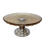 Plat de service sur pied Art Déco, années 1930