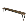 Banc ancien en acier et bois