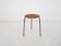 Teak and metal Arne Jacobsen inspired tripod stool, Denmark 1960's
